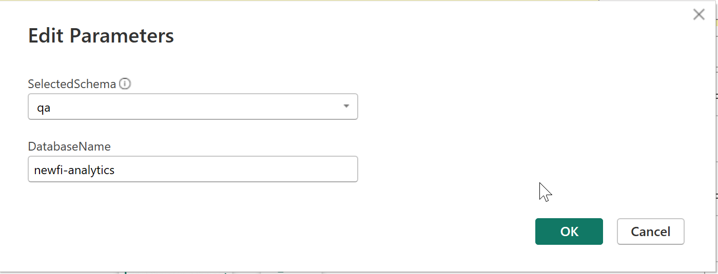 Power BI Parameter